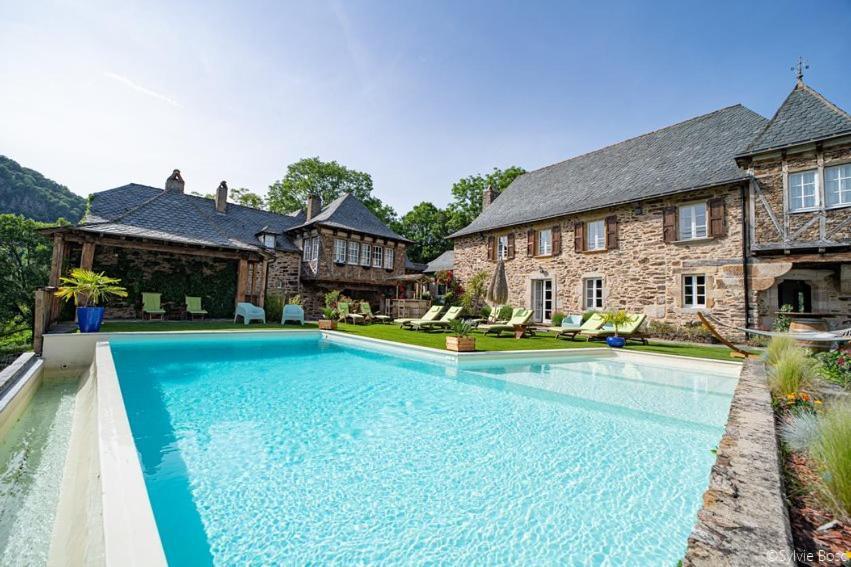 Chateau De Longcol Hotel La Fouillade Bagian luar foto